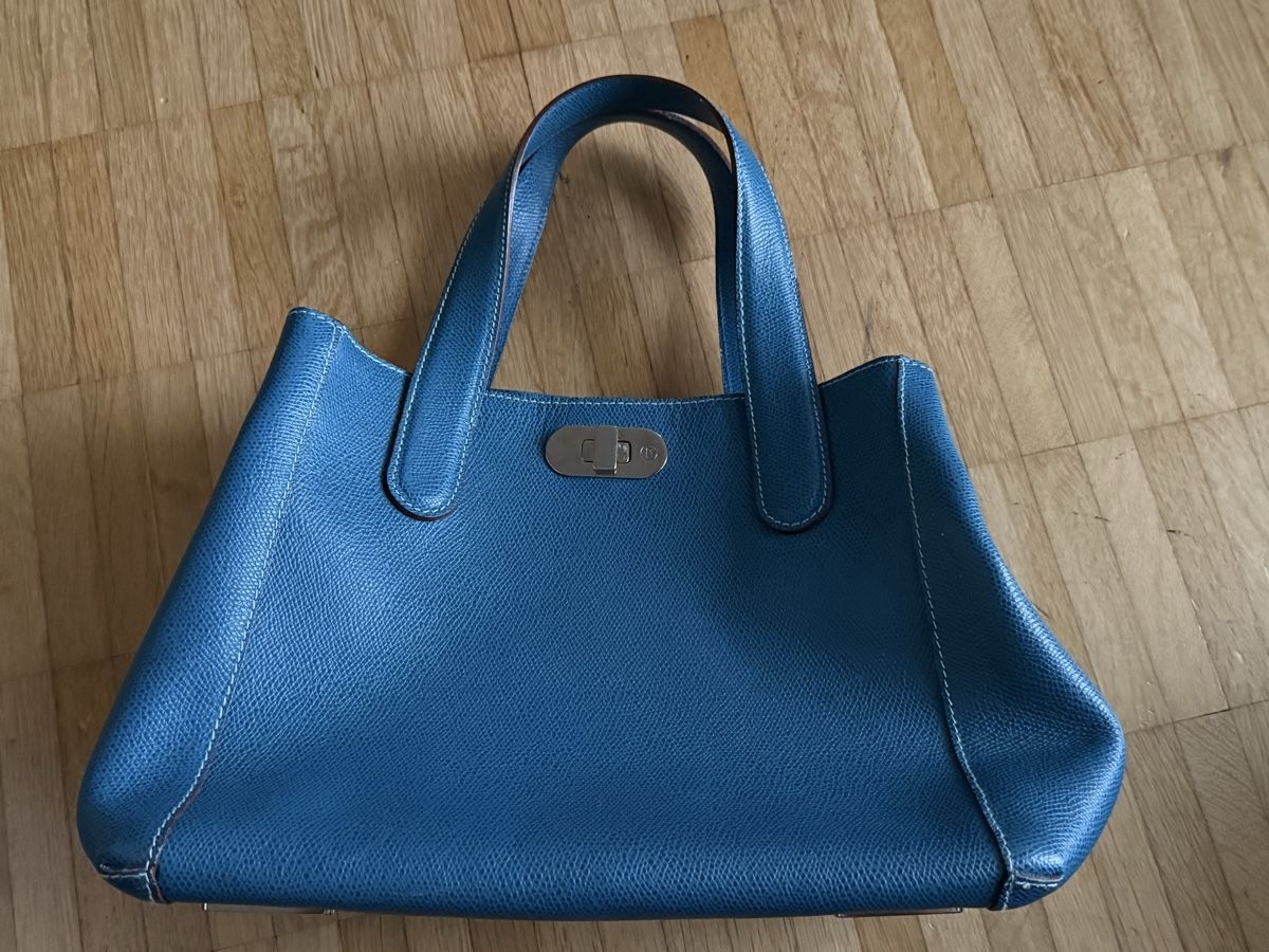 Bogner Taschen für Damen: Bogner Handtasche blau Leder  – Neu (gemäss Beschreibung) aus Zürich von daki81
