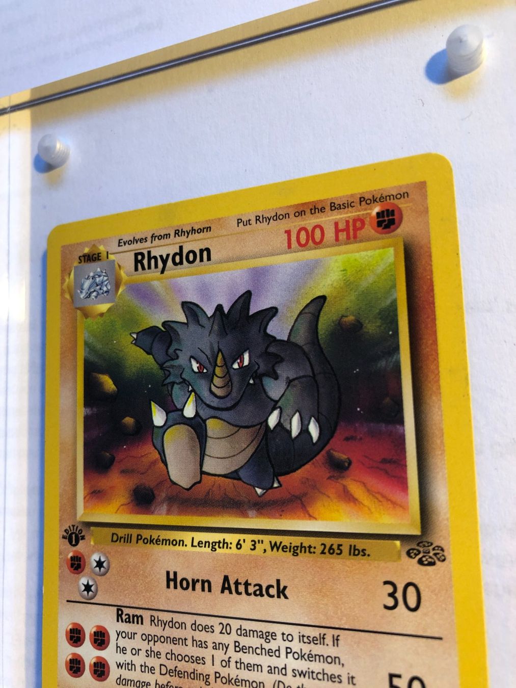 Carte collezionabili: Rhydon (uncommon) 1st Jungle - MINT - ab 1.- – Usato da Giubiasco venduto da dan_pr8b 3