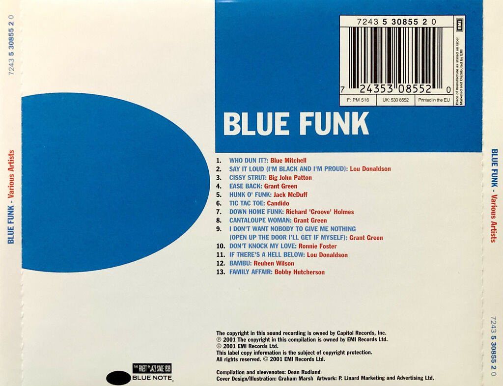 CD: VARIOUS ARTISTS - BLUE FUNK – Usato da Bottens venduto da hotter-than-hell 1