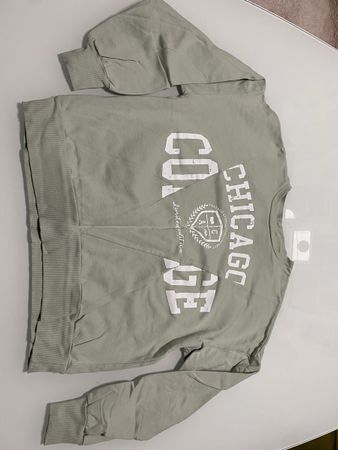 Only Pullover, Gr. M Olivgrün, Chicago College-Look