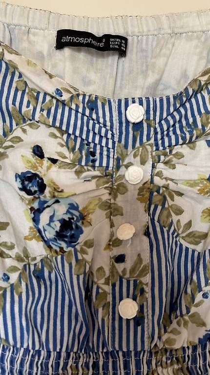 Kleider: Kleid blau geblümt – Gebraucht aus Baden von Chrisenft 1