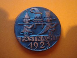Plakette Kupfer 1923