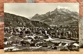 AIGLE - Vue générale - Dorfansicht - Rhonetal