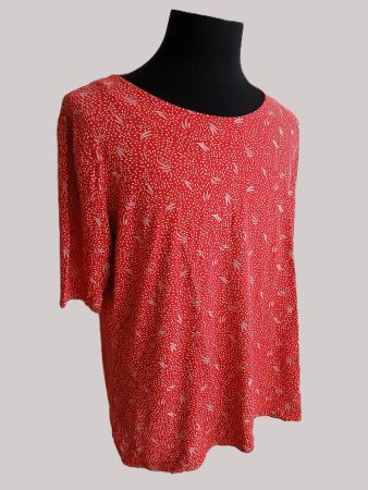 Retro Erdbeer Shirt Linea Plus Gr 46/48