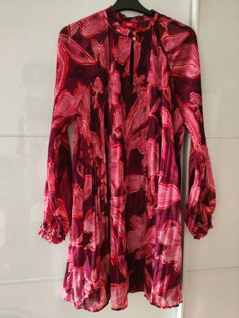 Minikleid mit Blumendruck und weiten Ärmeln (Esprit) 40