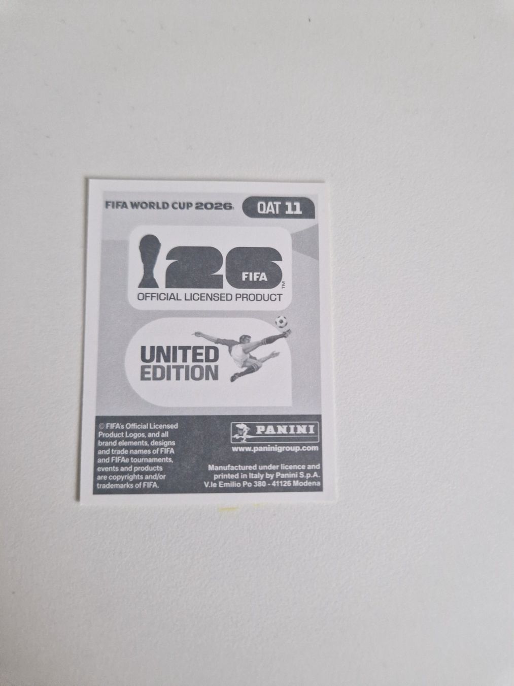 Panini Carte collezionabili: Panini Sticker QAT11 – Nuovo (secondo la descrizione) da Stüsslingen venduto da white_angel86 1