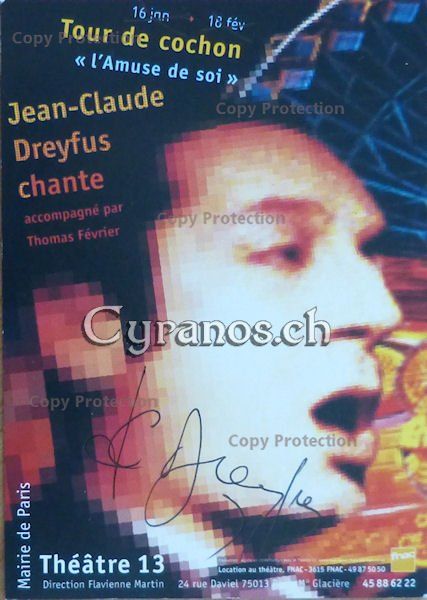Autografi: Jean-Claude Dreyfus (1946) Schauspieler - Autogramm – Usato da Dietikon venduto da immortal-stars