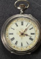800 Silber Taschenuhr montre de poche ancienne argent 800