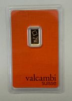 Goldbarren Valcambi Suisse 1g Feingold 999.9 im Blister