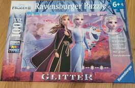 Ravensburger Puzzle Frozen II, 100 Teile, Glitzer, neuwertig