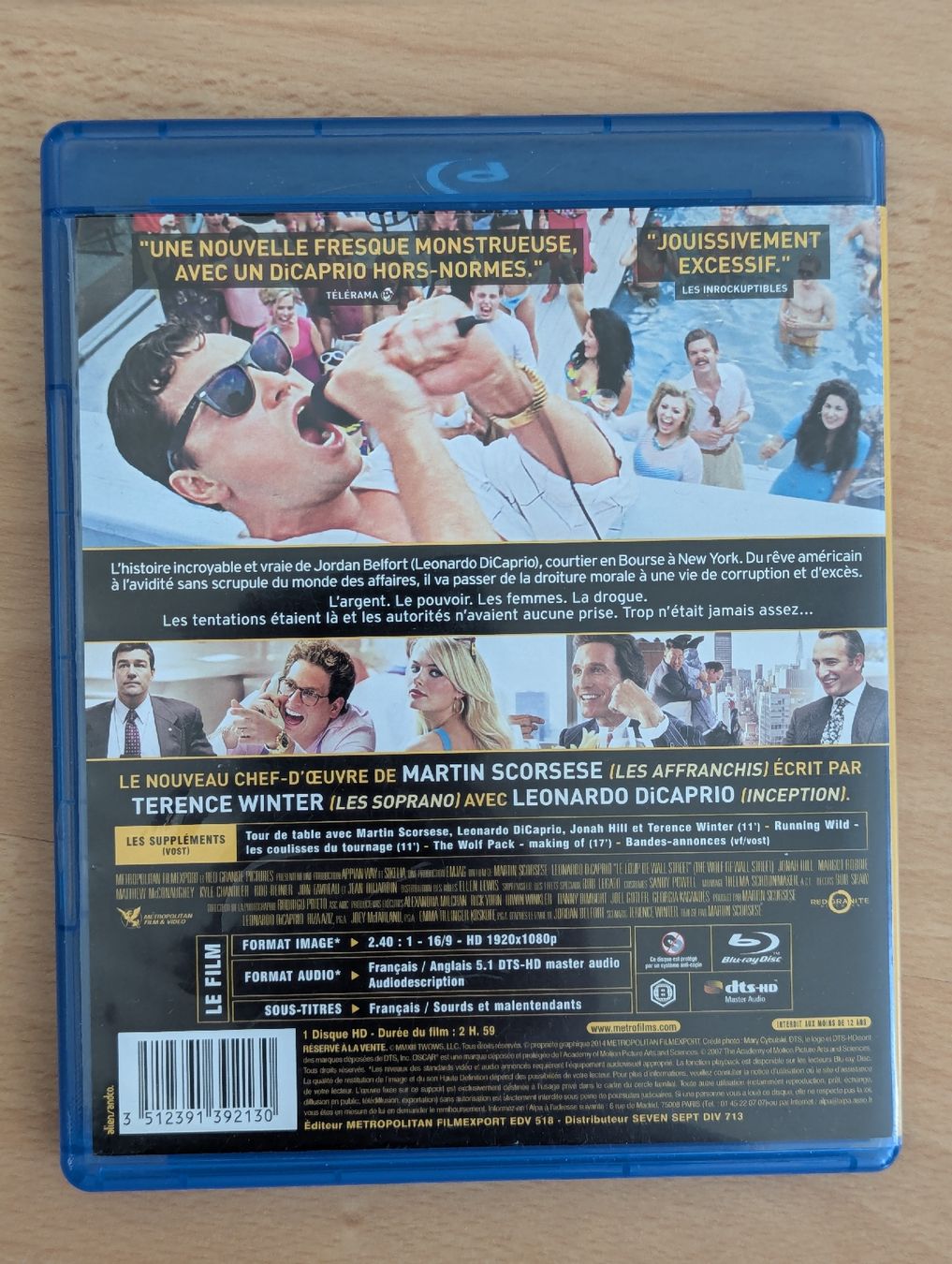 Tutti i DVDs: Le Loup de Wall Street - Blu-Ray – Usato da Biel/Bienne venduto da Soupape50 2