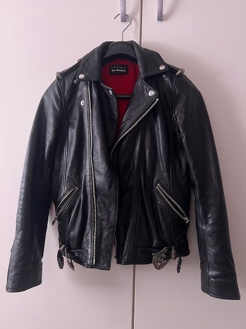 Kooples Giacche: Kooples - echtes Leder Jacke Gr 34/36 – Usato da Neerach venduto da romiping 2