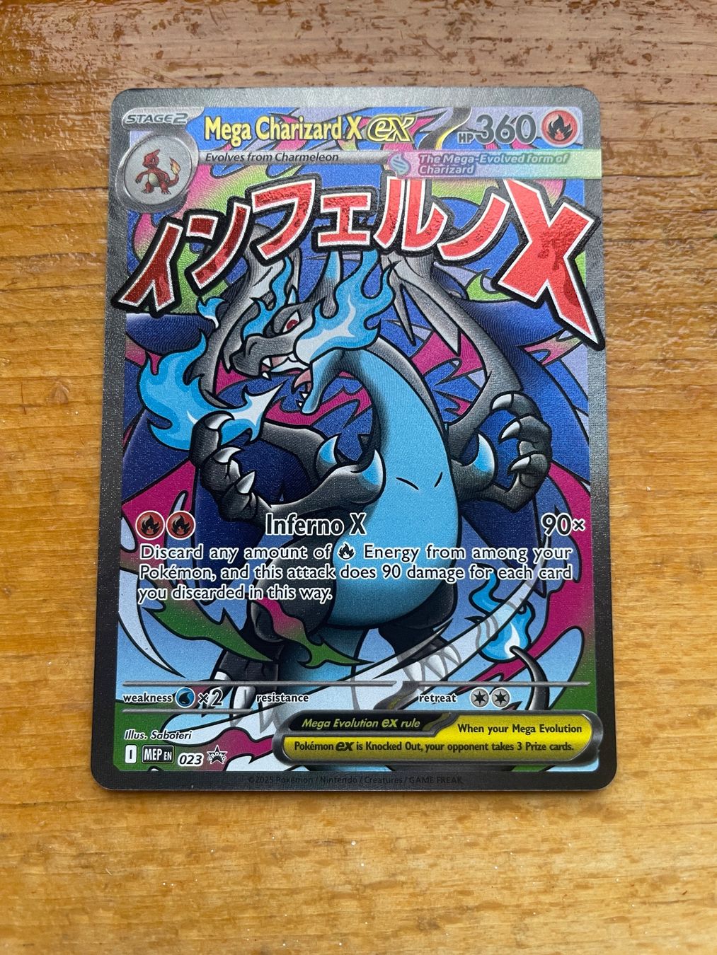 Pokémon Cartes à collectionner: Mega Charizard X Ex - MA 023 Mega Evolution Promo - EN – D'occasion à Zürich par dom_qf9y