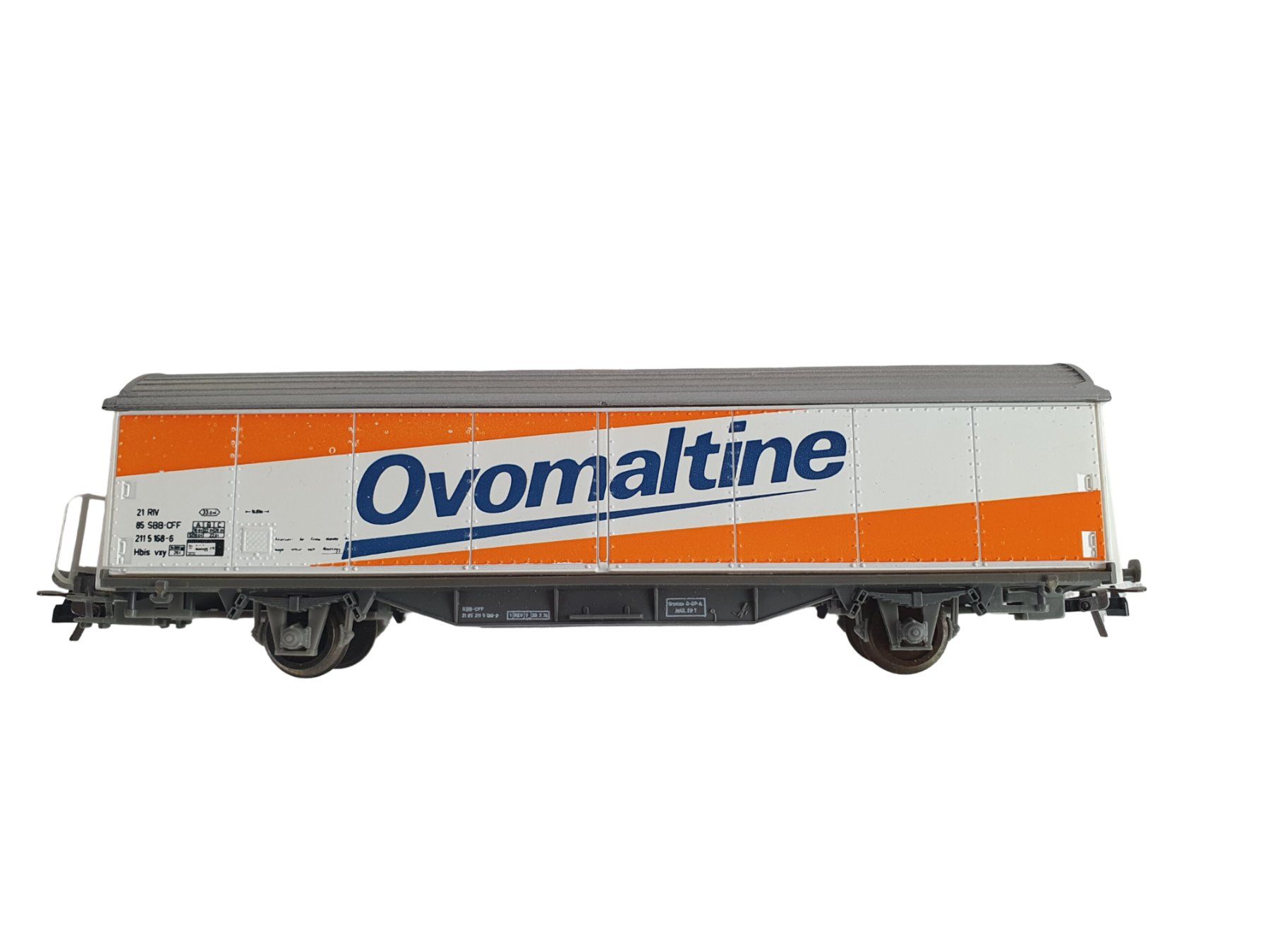 Roco Modellini di ferrovie: Roco 4340 Schiebewandwagen Ovomaltine SBB – Usato da Wangen b. Olten venduto da Restwert_Wangen