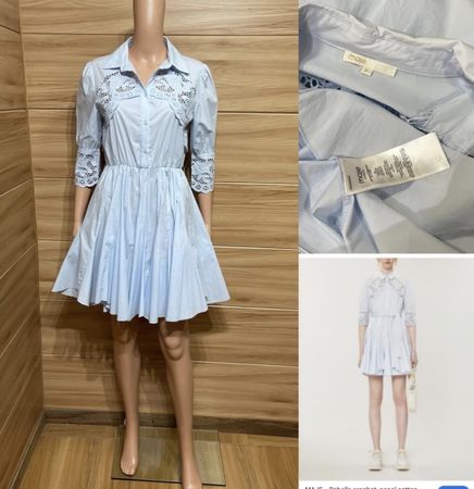Maje Sky Blue Dress