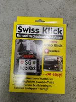 SwissKlick MotoKlick Nummernrahmen Hinten Schwarz
