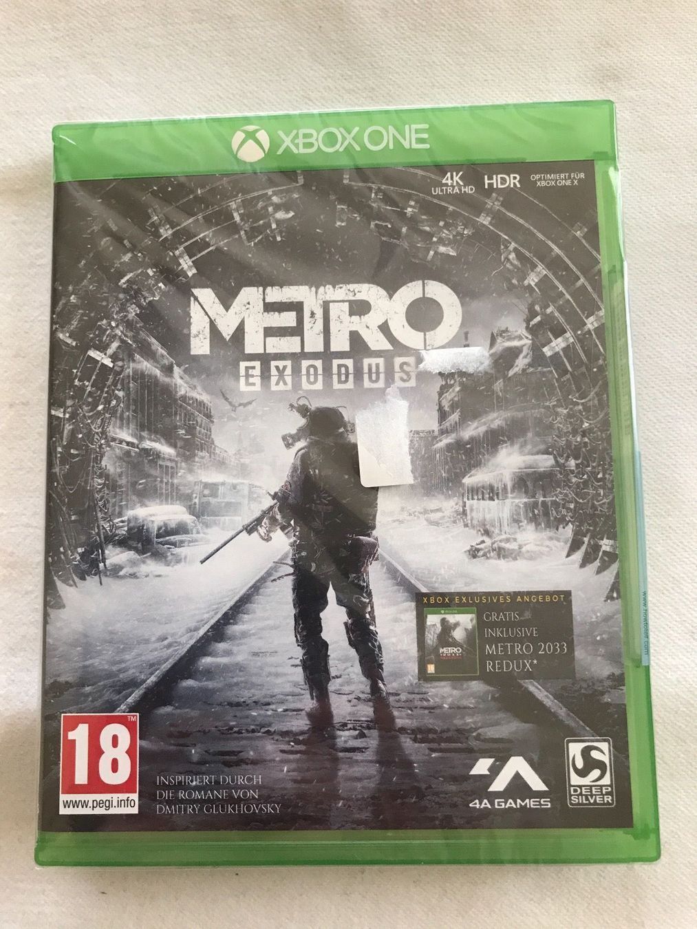 Microsoft Giochi: Metro Exodus Seald Xbox One – Nuovo e nell'imballaggio originale da Rebstein venduto da gimmma