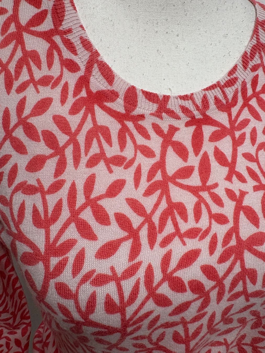 Maglioni & Felpe: Leichter FFC Sommer Pullover mit 3/4 Arm Kaschmir rot – Usato da Regensdorf venduto da secondchancefashion 1