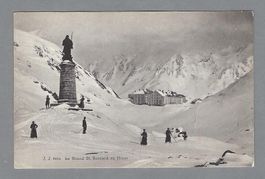 LE GRAND ST. BERNARD EN HIVER, *