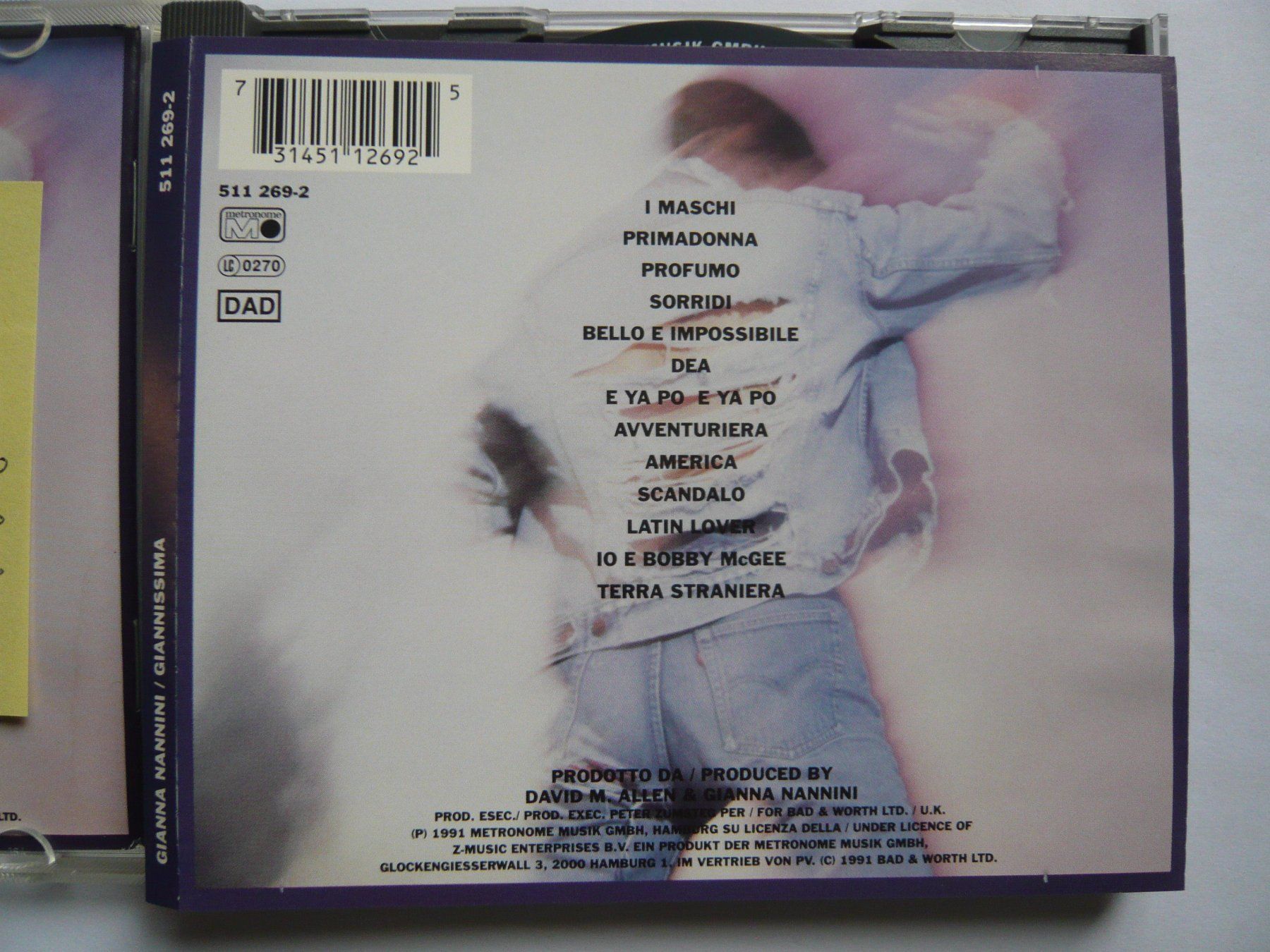 CDs: GIANNA NANNINI GIANNISSIMA – Gebraucht aus Winterthur von Cajun 1