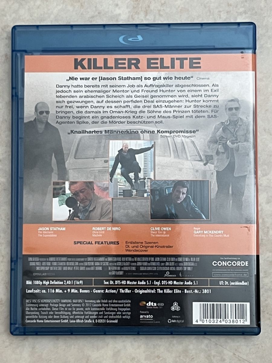 Alle DVDs: Killer Elite Blu-ray  – Gebraucht aus Au ZH von Paninifieber26 1