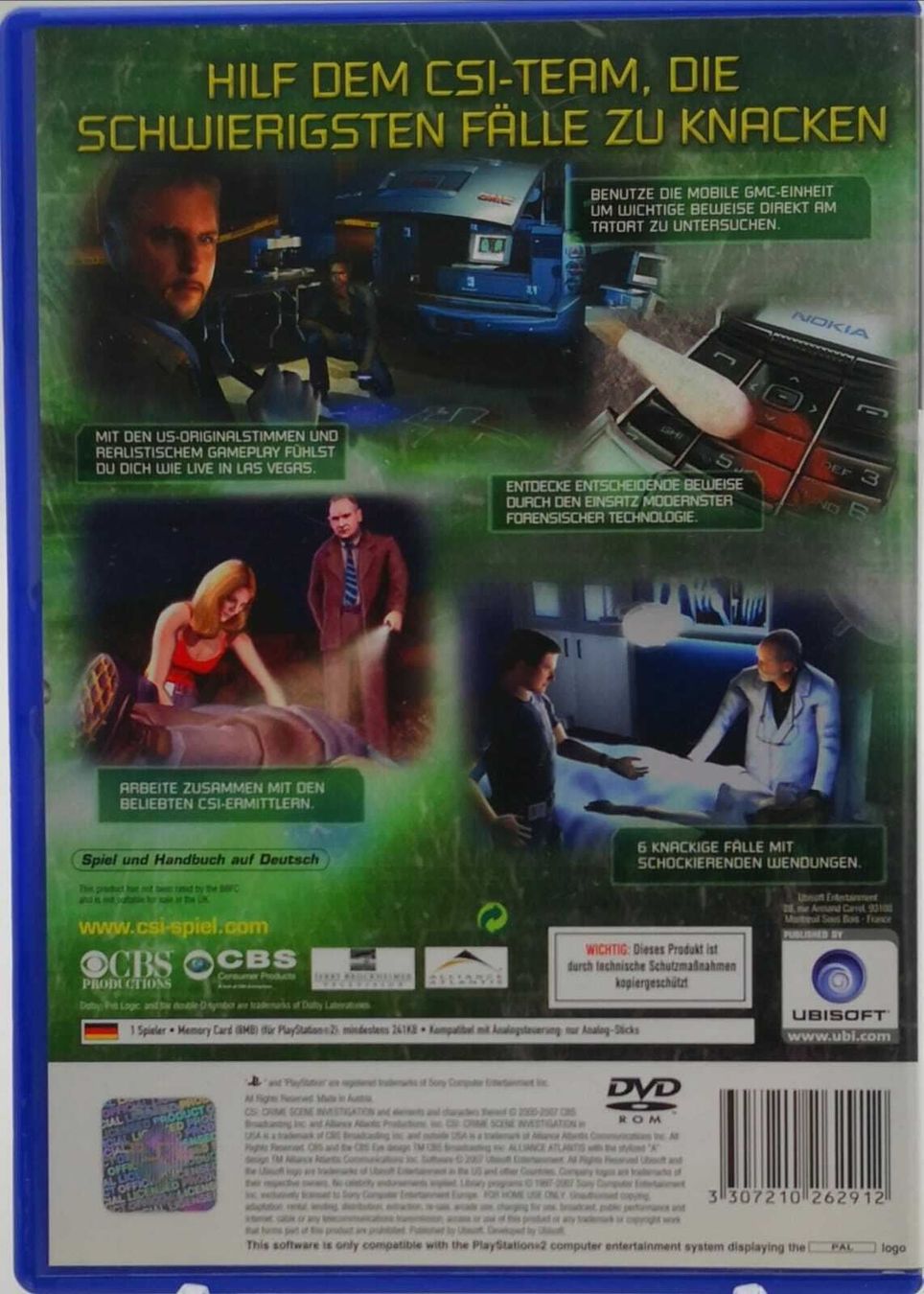 Sony Giochi: CSI: Mord in 3 Dimensionen  (PS-2) – Usato da St. Gallen venduto da elk2021 2