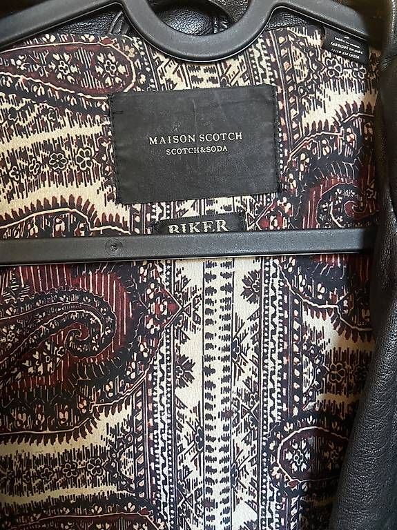 Maison Scotch Giacche: Maison scotch biker Lederjacke – Usato da Basel venduto da lafleur2663 2