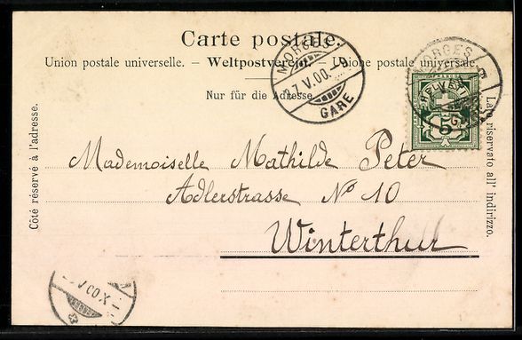 Cartoline postali: AK Vufflens, Château de Vufflens – Usato da Berlin venduto da bartko-reher 1