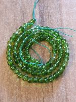 1 Strang Natürliche 5A Grüner Peridot-Kristall Perlen 4mm