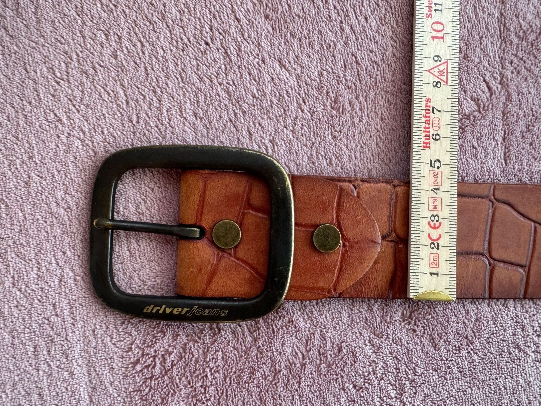 Gürtel: Gürtel Leder braun DRIVER Jeans Gr. 85 – Neu (gemäss Beschreibung) aus Zäziwil von blackpearl 2