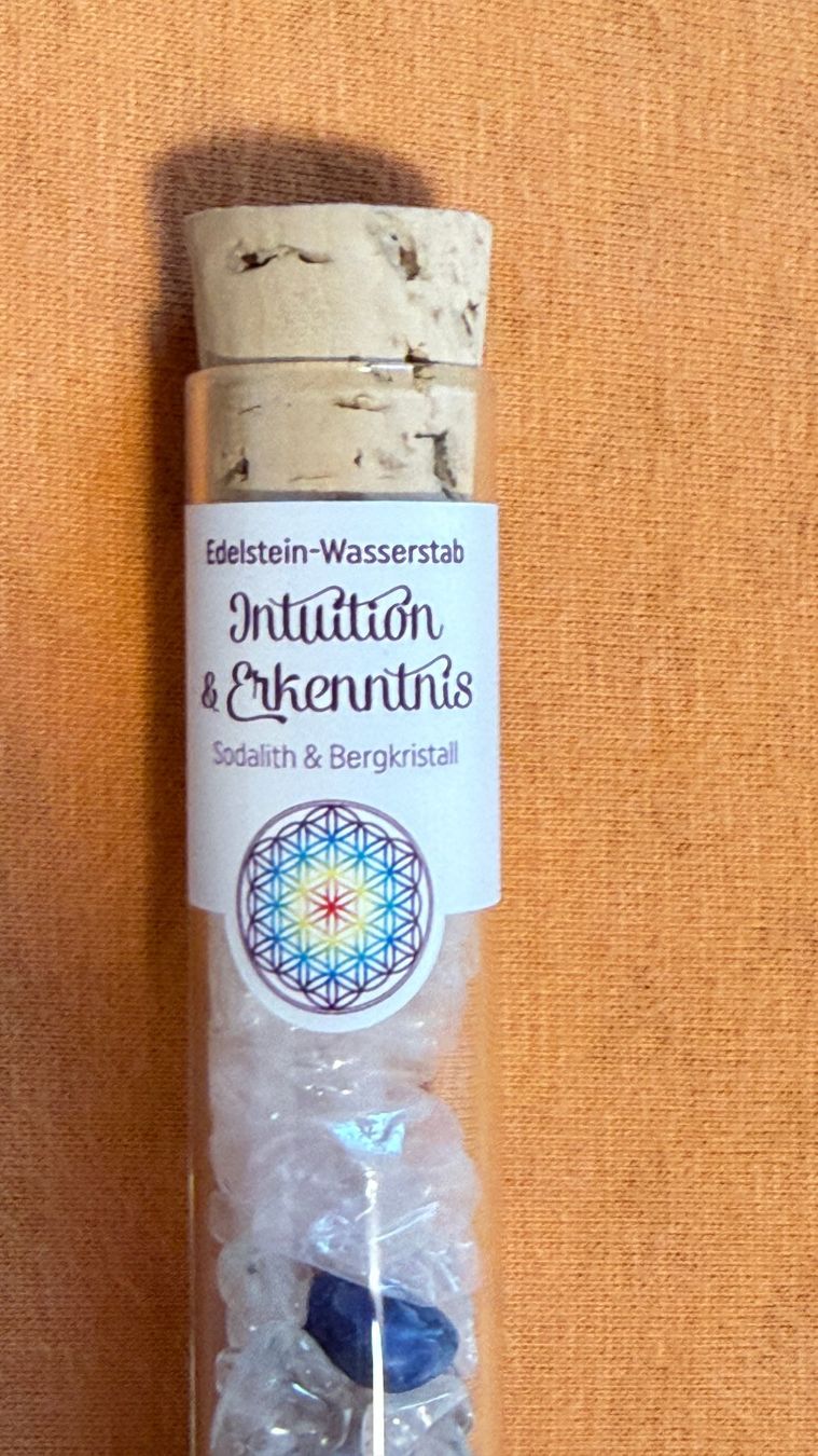 Pietre preziose: Raduly Edelstein Wasserstab "Intuition & Erkenntnis" – Nuovo e nell'imballaggio originale da Schaffhausen venduto da p-ba88 1