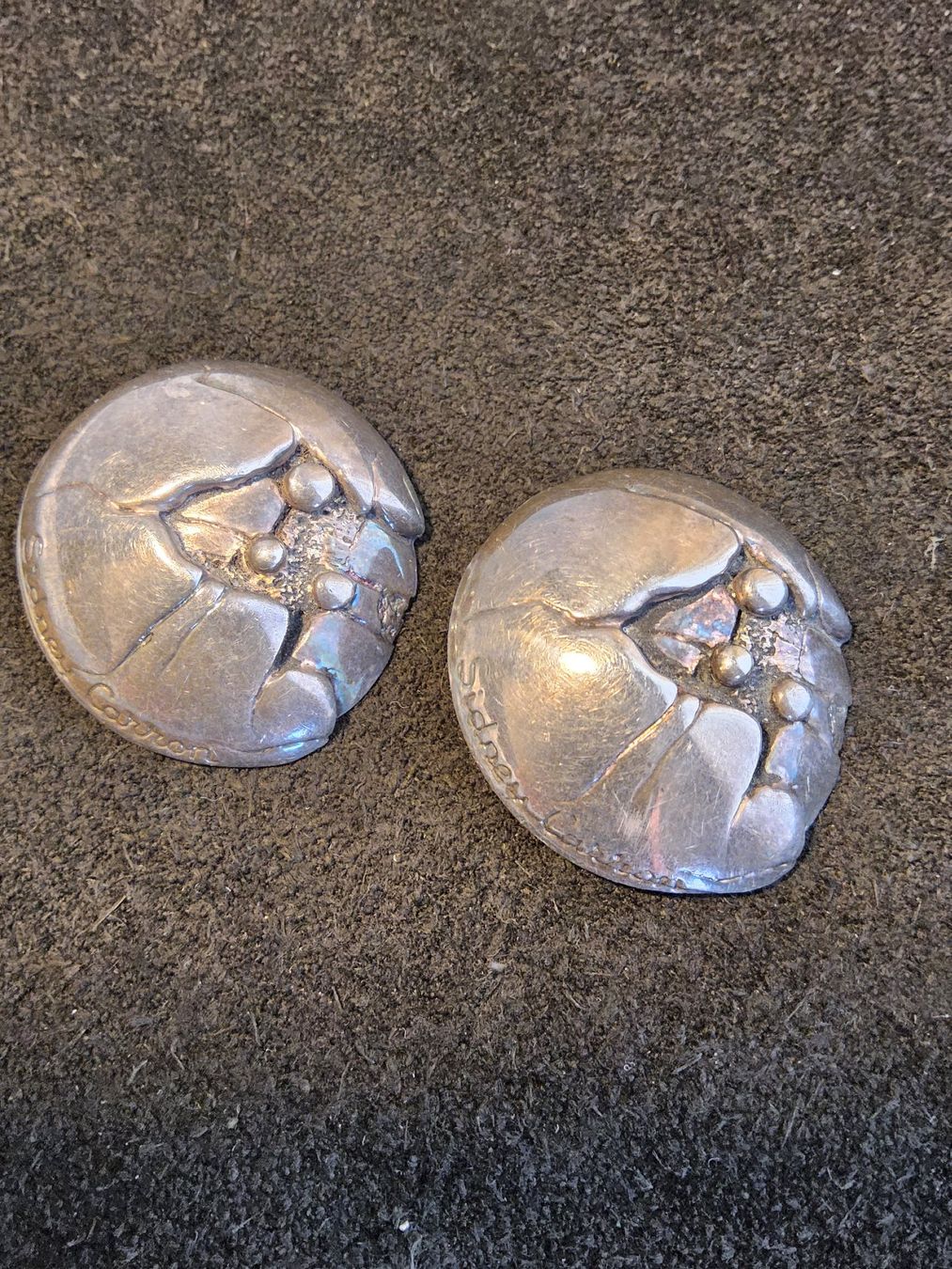 Ohrringe & -stecker: Vintage Sidney Larron Paris signierte Ohrclips – Gebraucht aus Zürich von SciTec 2