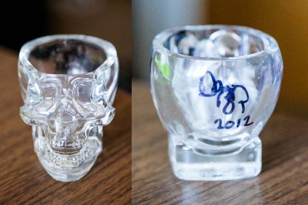 Autografi: Dan Aykroyd Autogramm auf Crystal Glas – Nuovo (secondo la descrizione) da Kaisten venduto da Simpsons4