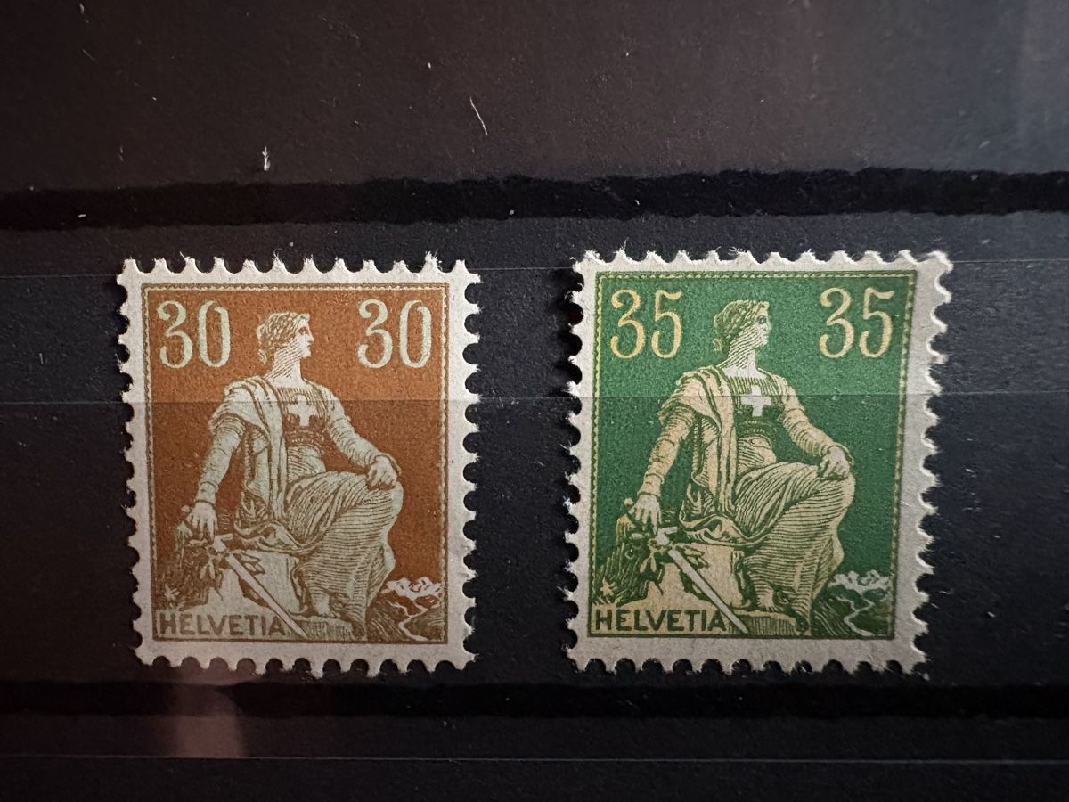 Alle Briefmarken: 8 mal Helvetia mit Schwert  – Gebraucht aus Neunkirch von dielocke72 3