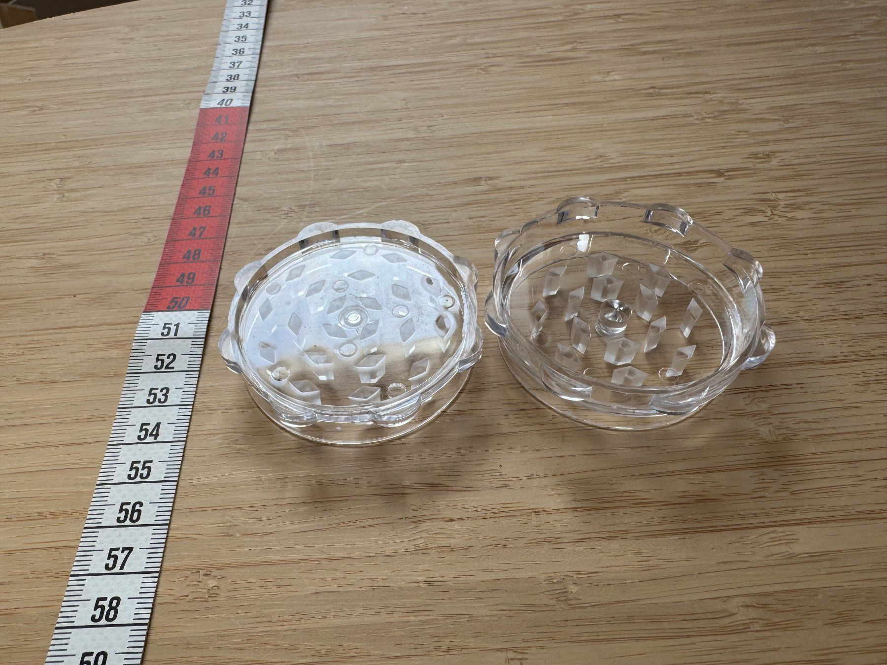 Tabacchi: durchsichtiger Grinder, Mühle, white, transparent – Nuovo e nell'imballaggio originale da Winterthur venduto da YaV 3