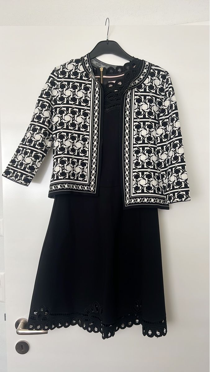 Ted Baker Kleider: Chic Ted Baker Black Dress & Jacket Set – Gebraucht aus Zürich von tan_8nxr