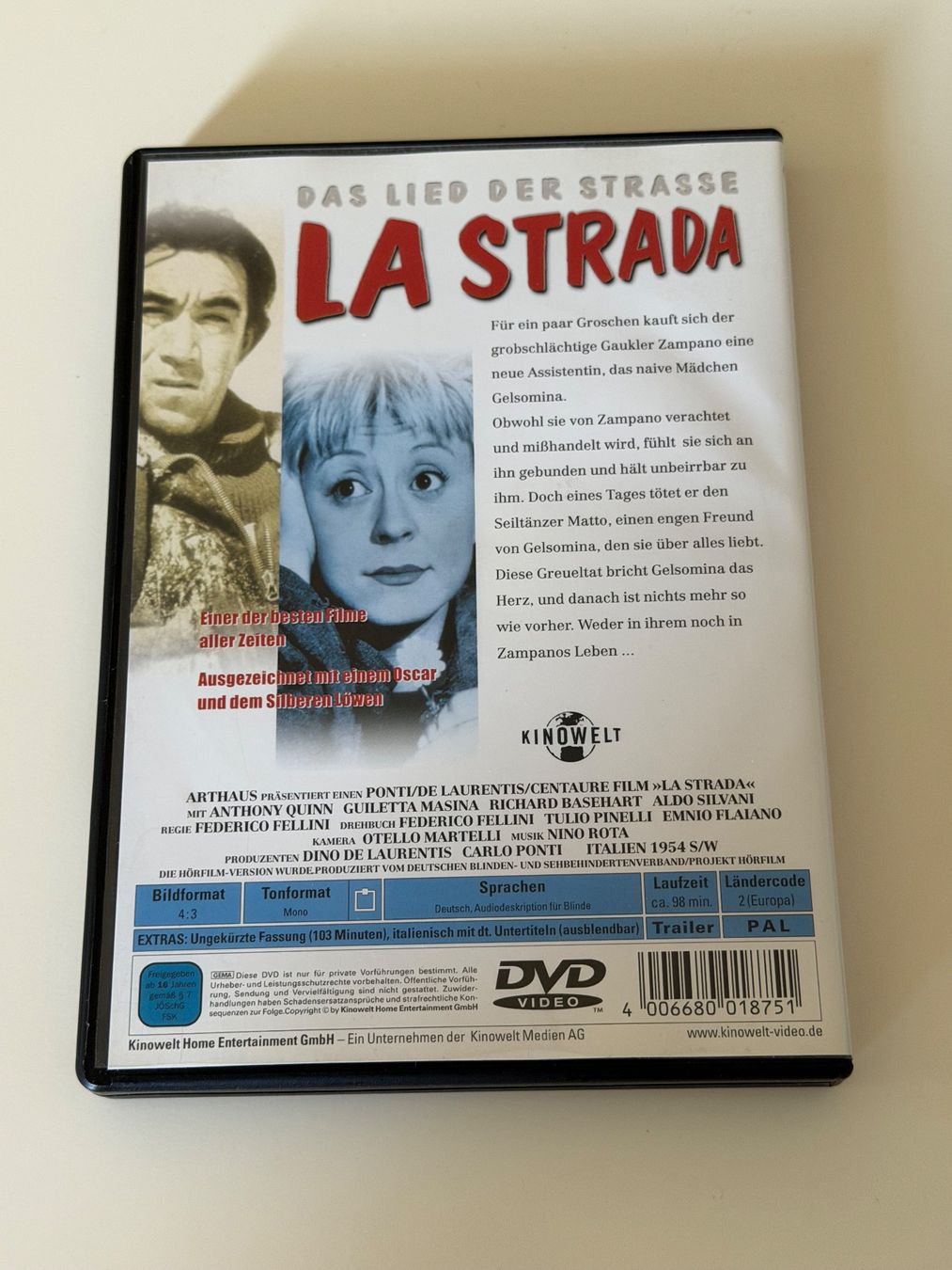 Alle DVDs: DVD La Strada Das Lied der Strasse – Neu (gemäss Beschreibung) aus Altstätten SG von sheamus 1