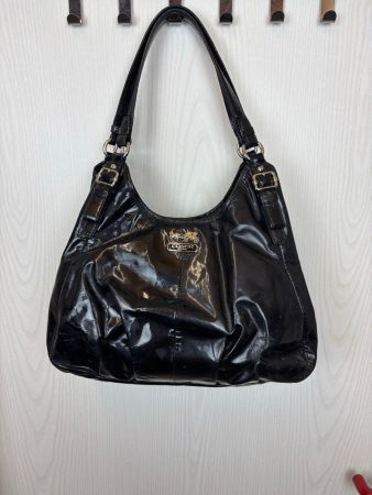 Coach Patent Leather Shoulder Bag