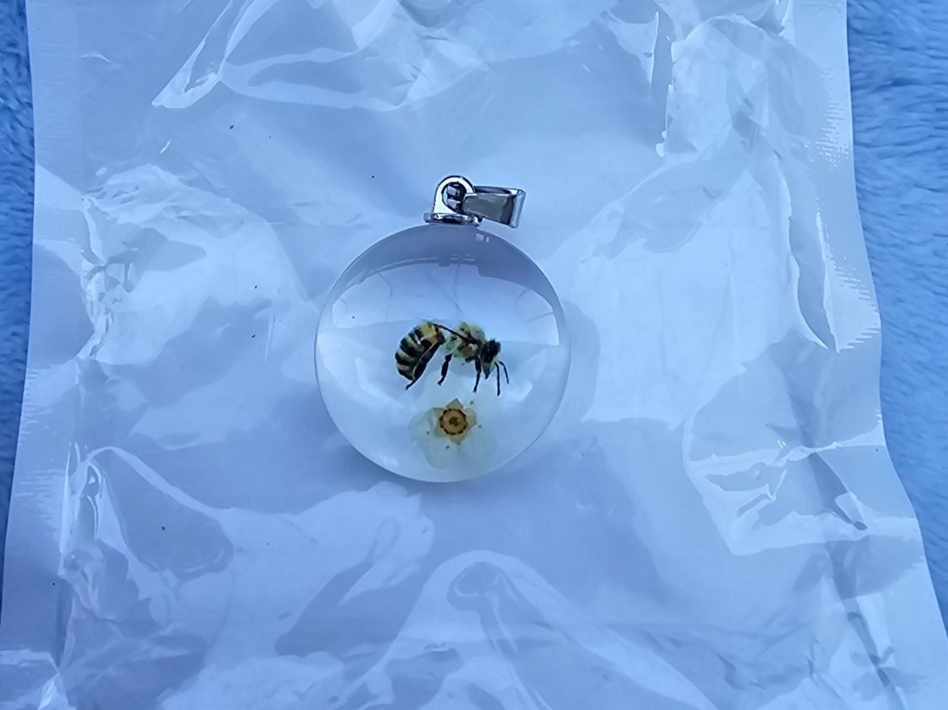 Ciondoli: Neu! Anhänger Biene Blume – Nuovo e nell'imballaggio originale da Füllinsdorf venduto da Sunnebliemli7 2