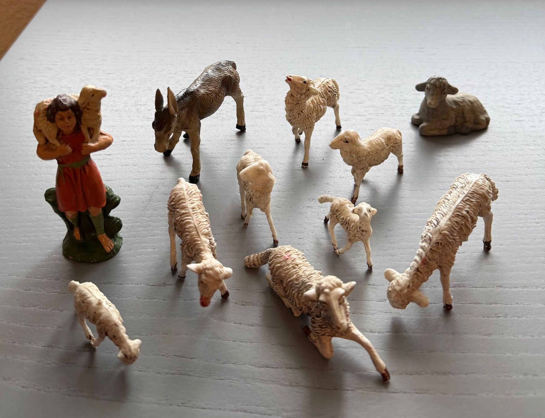 Figuren: Krippenfiguren Set mit Tieren gebraucht im Angebot – Gebraucht aus Guntershausen von Wirbelwind33 3