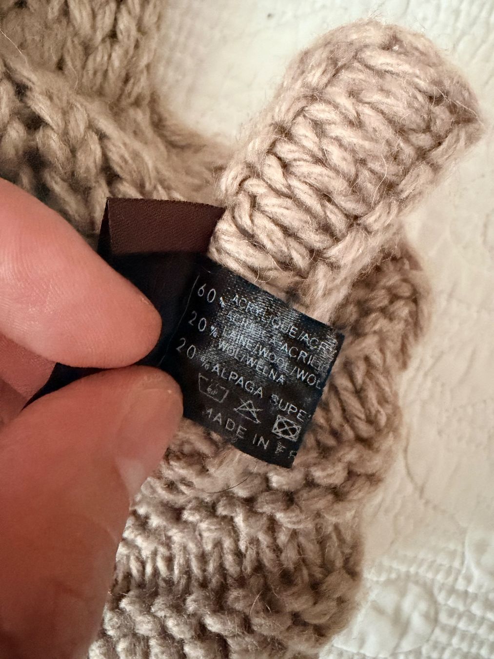 Foulard & Sciarpe: léa clément Strickschal beige mit Fellbommel – Nuovo (secondo la descrizione) da Brütten venduto da Rod816 7