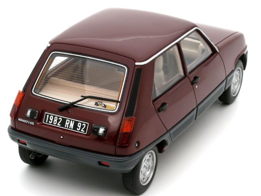 Renault Modellini d'auto: OTTOMOBILE RENAULT 5 GTL 5P.  cod. OT1059 bordeaux – Nuovo e nell'imballaggio originale da Splügen venduto da alexrj 1