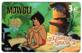 Privat Telefonkarte Spanien Disney Mowgli Dschungelbuch
