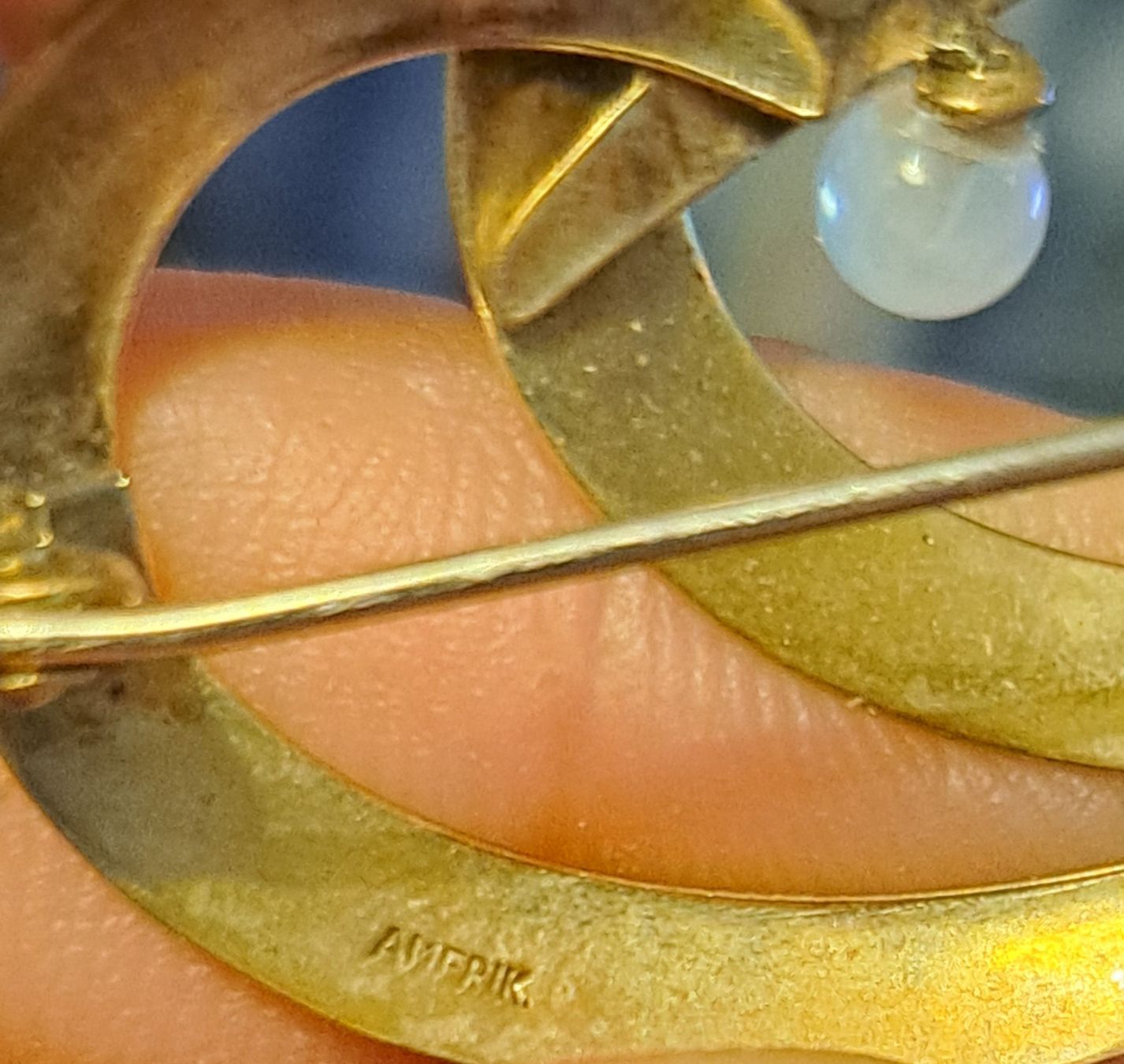 Spille & Fermagli: Broche encienne or americain – Usato da Biel/Bienne venduto da raf_2yqq 4