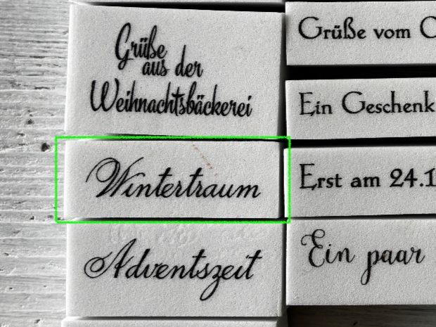 Tampons: LaBlanche Stempel Spruch 'Wintertraum' - 1-teilig – D'occasion à Glattfelden par Qwerasdf