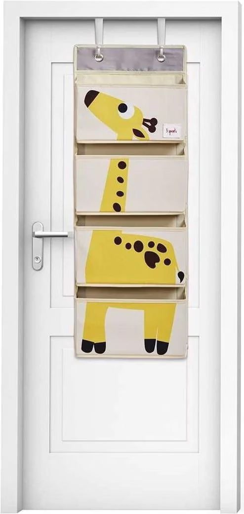 Kindertaschen: Hängende Aufbewahrung 4 Fächer Giraffe  – Gebraucht aus Neukirch (Egnach) von lar_7j2d 1
