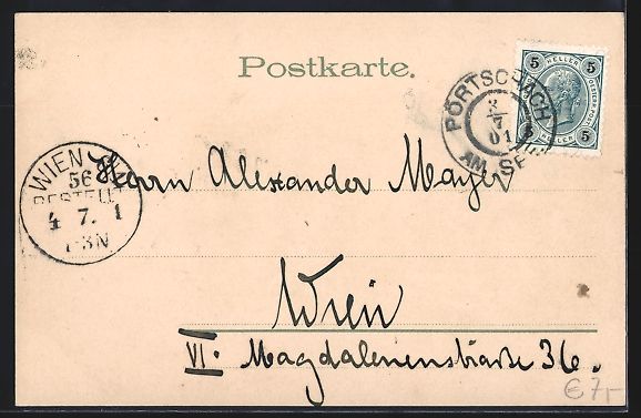 Cartoline postali: Litho Montreux /Lac Leman, Panorama mit  – Usato da Berlin venduto da bartko-reher 1