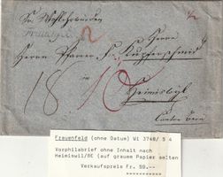 Faltbrief Frauenfeld