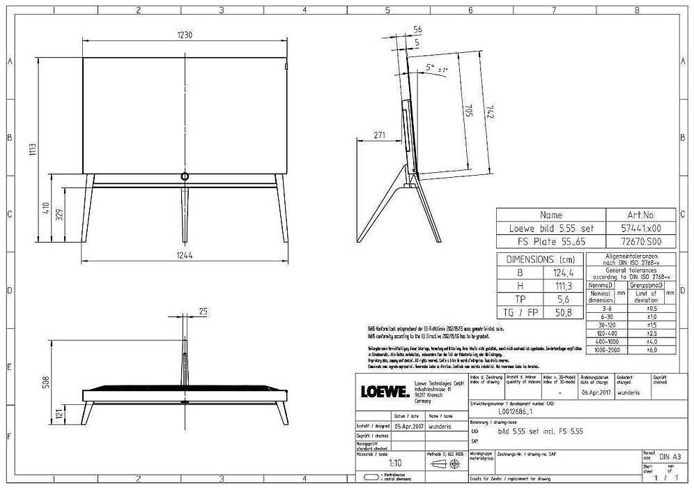 Wandhalterungen: Loewe FS 5.55 – Gebraucht aus Aarau von Bollaar 1
