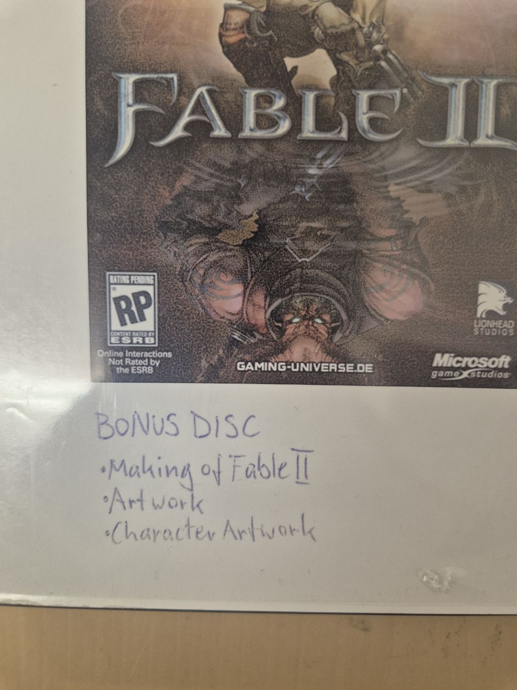 Giochi: Fable II - Xbox 360 - Komplett mit Bonus CD  – Usato da Tuggen venduto da Santasbag 1